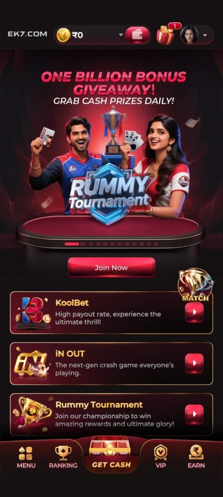 Ek7game Earn Monay